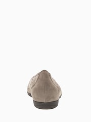 Gabor Ruffle Suede Ballerina Style Shoes - Image 5 of 5
