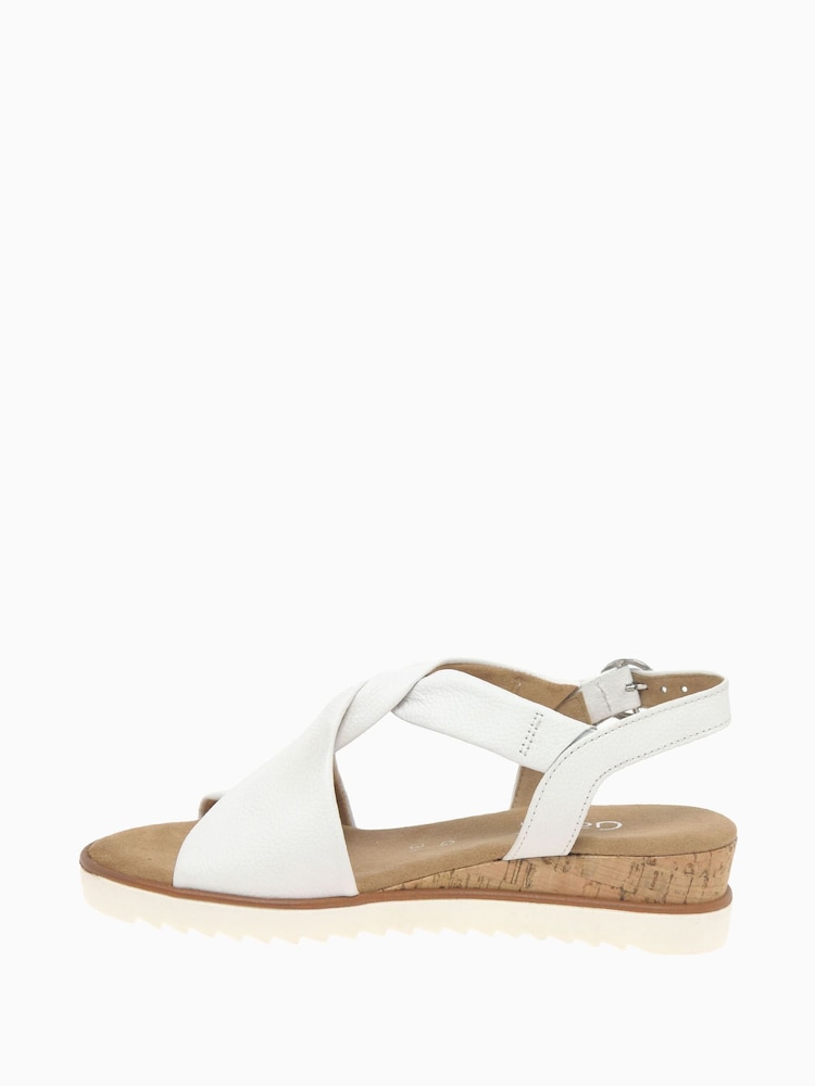 Gabor Rich Leather Sandals - Image 2 of 5