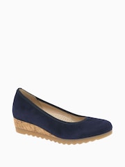 Gabor Epworth Schilf Suede Casual Wedges - Image 1 of 6
