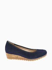 Gabor Epworth Schilf Suede Casual Wedges - Image 2 of 6