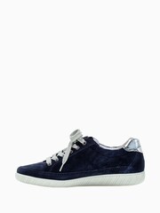 Gabor Blue Amulet Marine/Argento Suede Trainers - Image 2 of 5