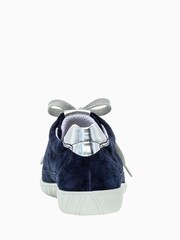 Gabor Blue Amulet Marine/Argento Suede Trainers - Image 5 of 5