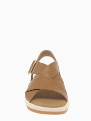 Gabor Sunshine Brown Cognac Leather Sandals - Image 5 of 5