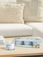 Yankee Candle Blue 3 Filled Votive Set Majestic Mount Fuji Candle - Image 1 of 3