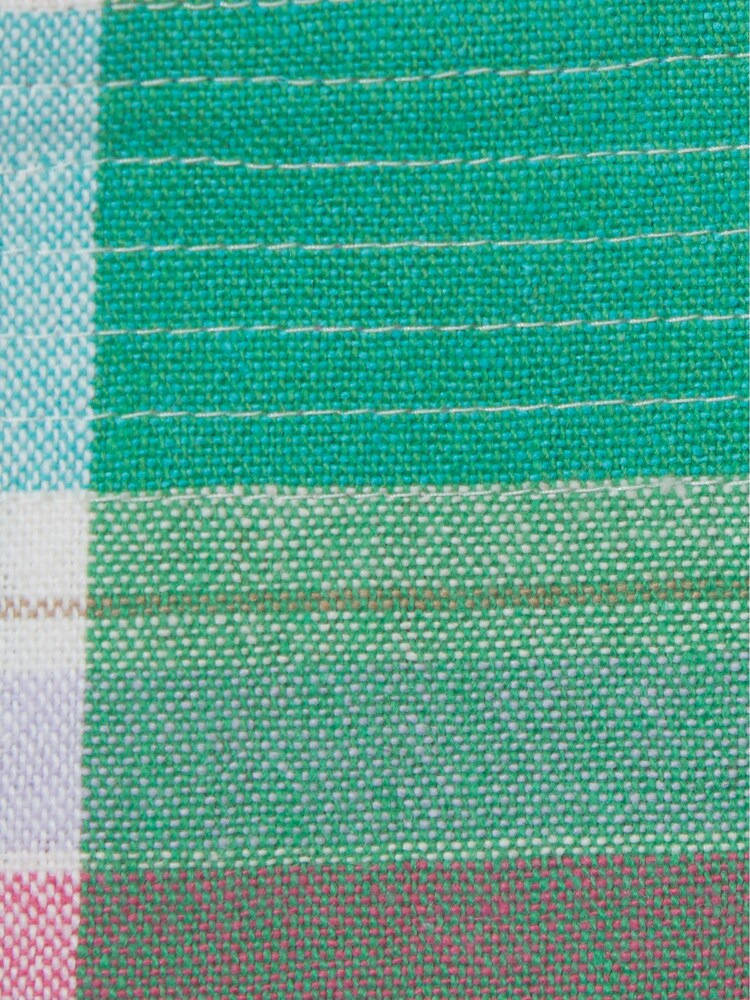 Reiss Green Check Matilda Junior Cross Back Check Dress - Image 5 of 5