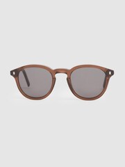 Reiss Cola Nelson Vintage Round Sunglasses - Image 2 of 8
