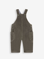 JoJo Maman Bébé Khaki Green Cord Dungarees - Image 4 of 7