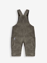 JoJo Maman Bébé Khaki Green Cord Dungarees - Image 5 of 7