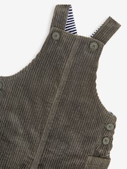 JoJo Maman Bébé Khaki Green Cord Dungarees - Image 6 of 7