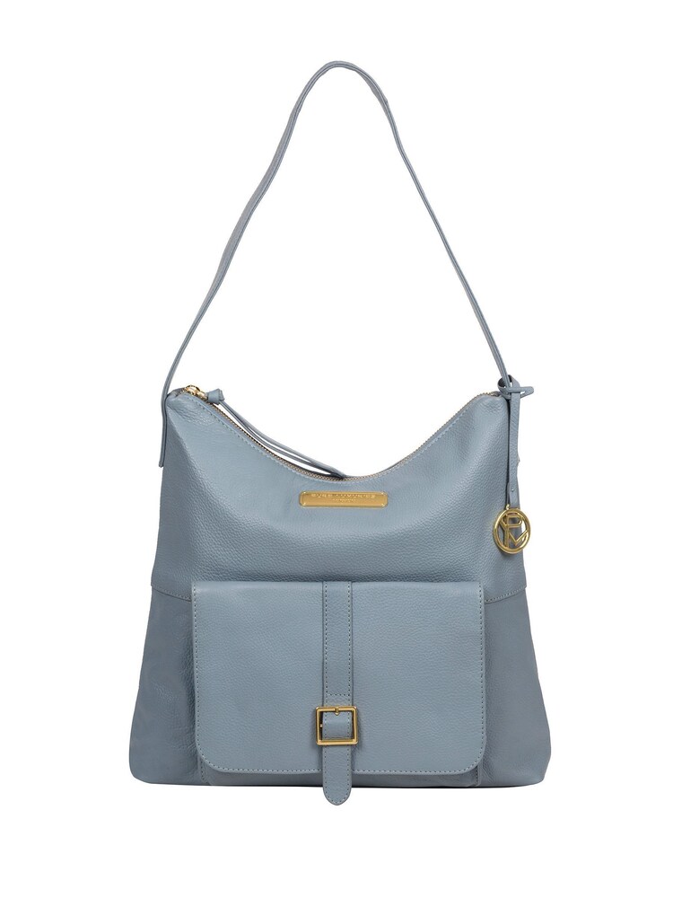 Pure Luxuries London Imogen Leather 100% Cotton Shoulder Bag - Image 2 of 6