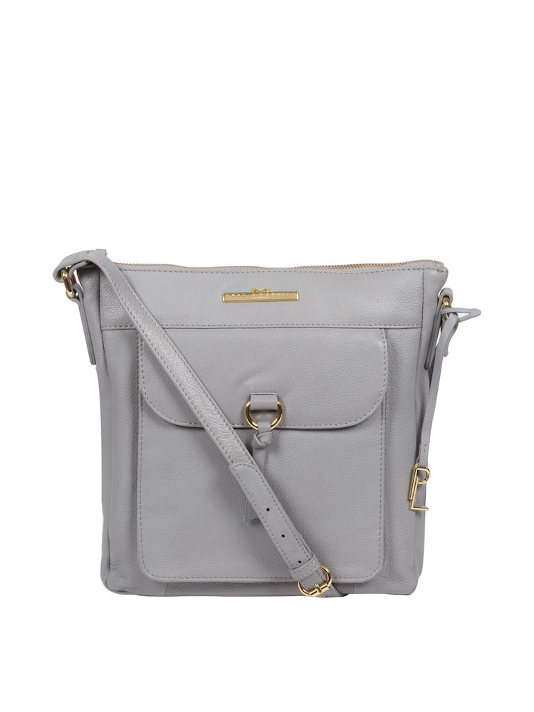 Gris - Bolso de hombro de cuero Holbroke de Pure Luxuries London - Imagen 2 de 6 Gris - Bolso de hombro de cuero Holbroke de Pure Luxuries London - Imagen 2 de 6