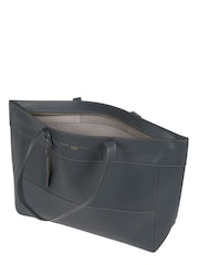 Pure Luxuries London Milton Vegetable-Tanned Leather Extra-Large Tote Bag - Image 4 of 5