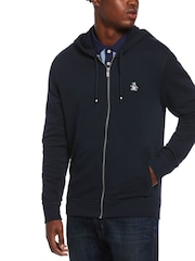Черный - худи на молнии с принтом Original Penguin Pete - Image 1 of 4