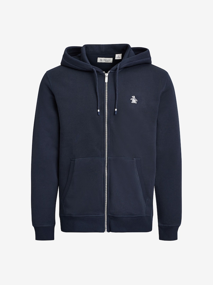 Original Penguin Sticker Pete Zip Hoodie - Image 3 of 4