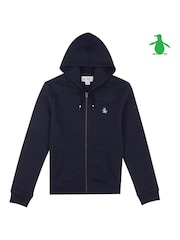 Черный - худи на молнии с принтом Original Penguin Pete - Image 4 of 4