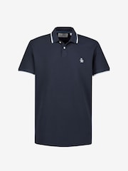 Dunkelblau - Original Penguin Polo-Shirt mit Zierstreifen - Bild 4 von 4