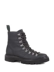 Jones Bootmaker Katia Leather Hiker Black Boots - Image 2 of 5