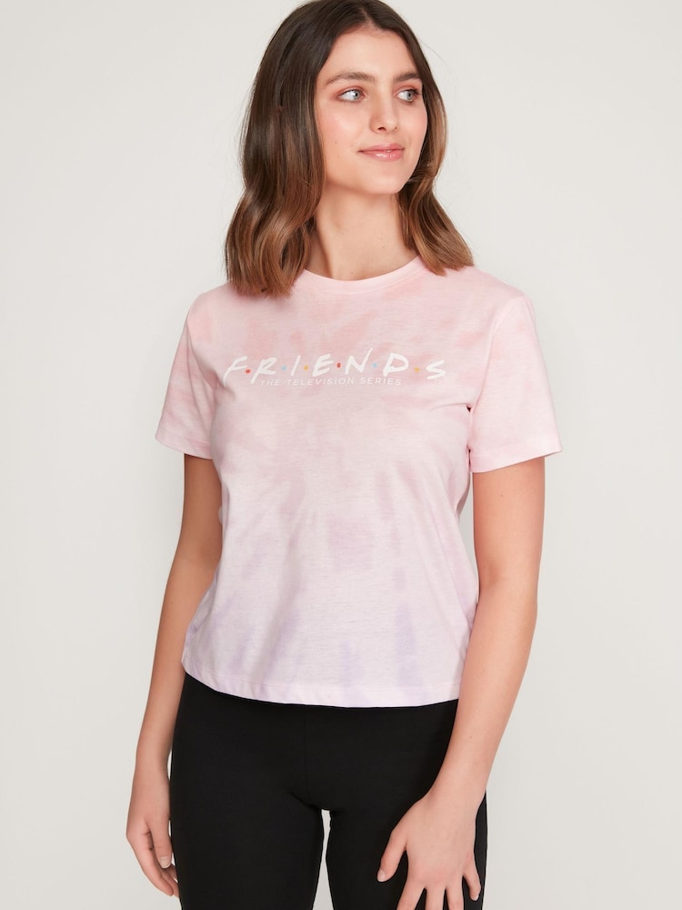 T-shirt à imprimé Friends Kylie rose ado - Image 4 of 6