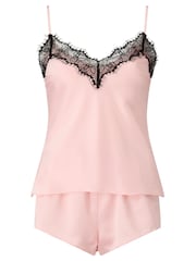 Ροζ - Ann Summers Σετ Σερίζ Λέις και Σατέν Καμί Πιτζάμα - Εικόνα 6 του 6