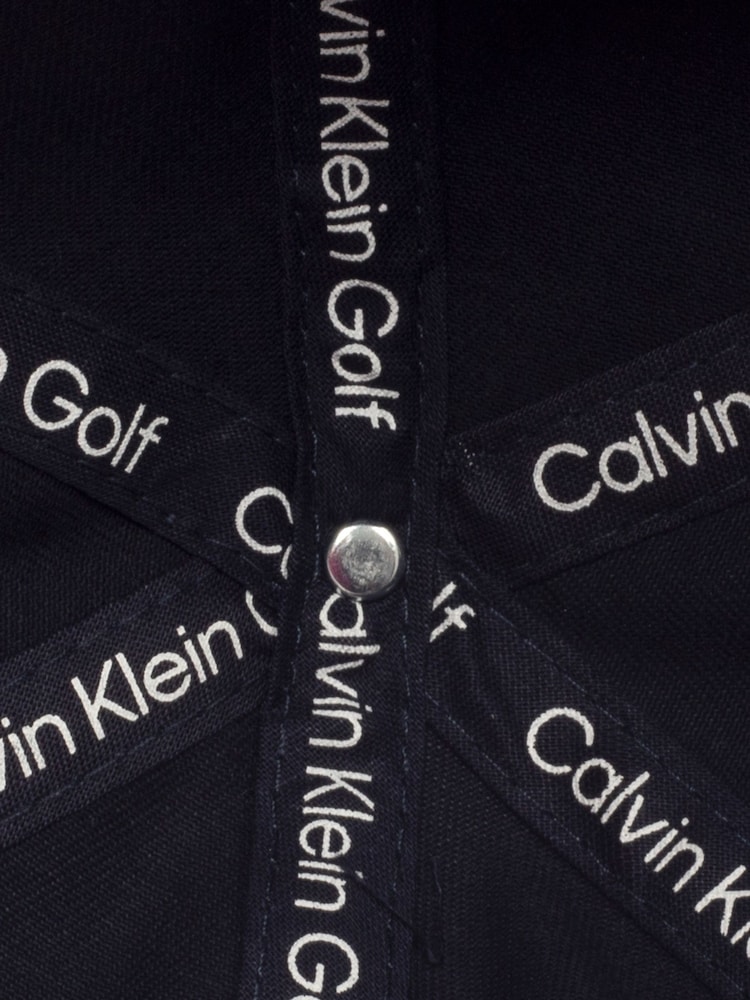 Calvin Klein Golf 100% Cotton Twill Black Caps - Image 9 of 10