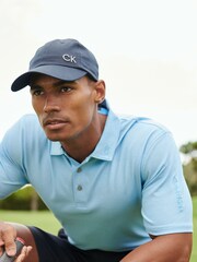 أزرق - أسود - قبعة تويل من القطن 100% من Calvin Klein Golf - صورة 6 من 13