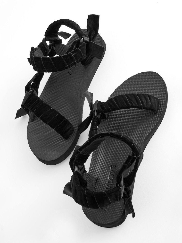 Arizona Love Trekky Velvet Sandals - Image 3 of 6