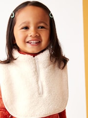 Ecru White Borg Bib Snood (18mths-16yrs) - Image 4 of 5