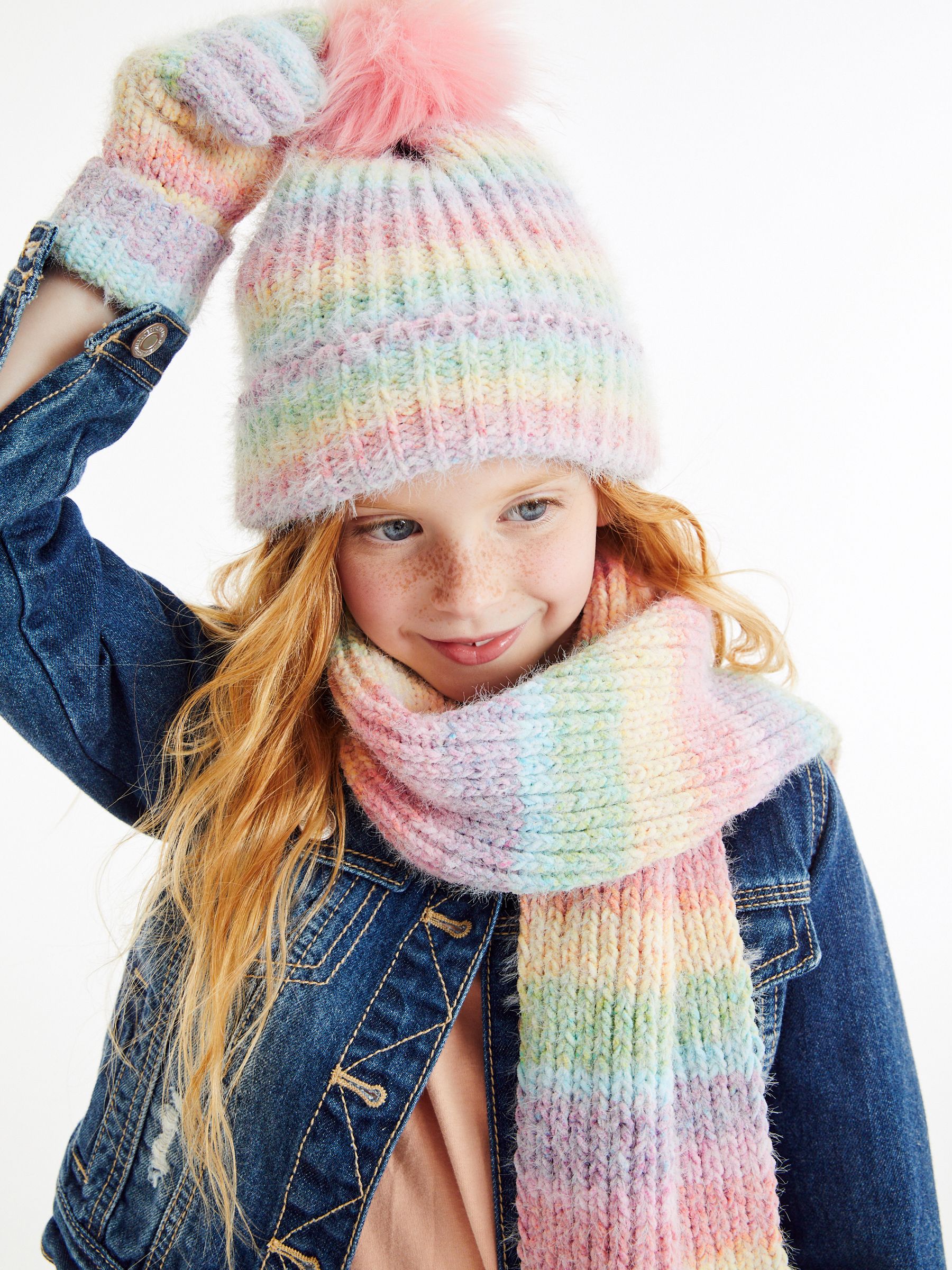 Children's hat scarf and gloves set next on sale