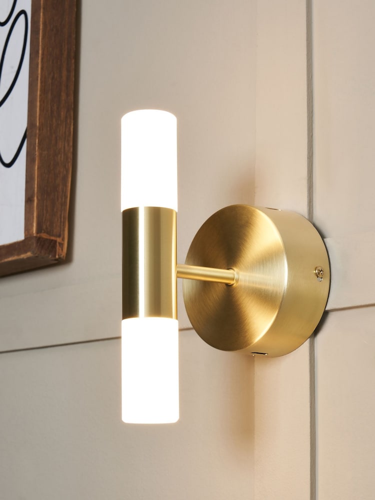 BHS Brass Lois 2 Wall Light - Image 1 of 6