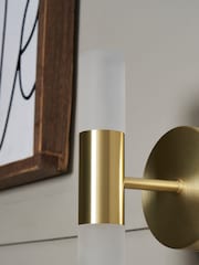 BHS Brass Lois 2 Wall Light - Image 3 of 6
