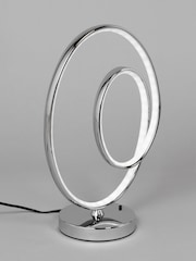 BHS Chrome Renzo RGB LED Table Lamp - Image 2 of 5