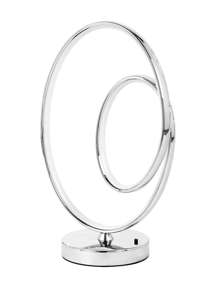 BHS Chrome Renzo RGB LED Table Lamp - Image 5 of 5
