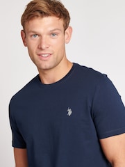 Granatowa marynarka - Zestaw 2 koszulek domowych U.S. Polo Assn. w 100% z bawełny - Obraz 7 z 8