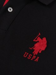 U.S. Polo Assn. Black Player 3 Regular Fit Long Sleeve Polo Shirt - Image 5 of 5