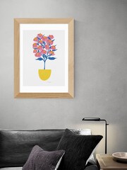 East End Prints Pink Potted Peonies by Leanne Simpson - Image 1 of 2