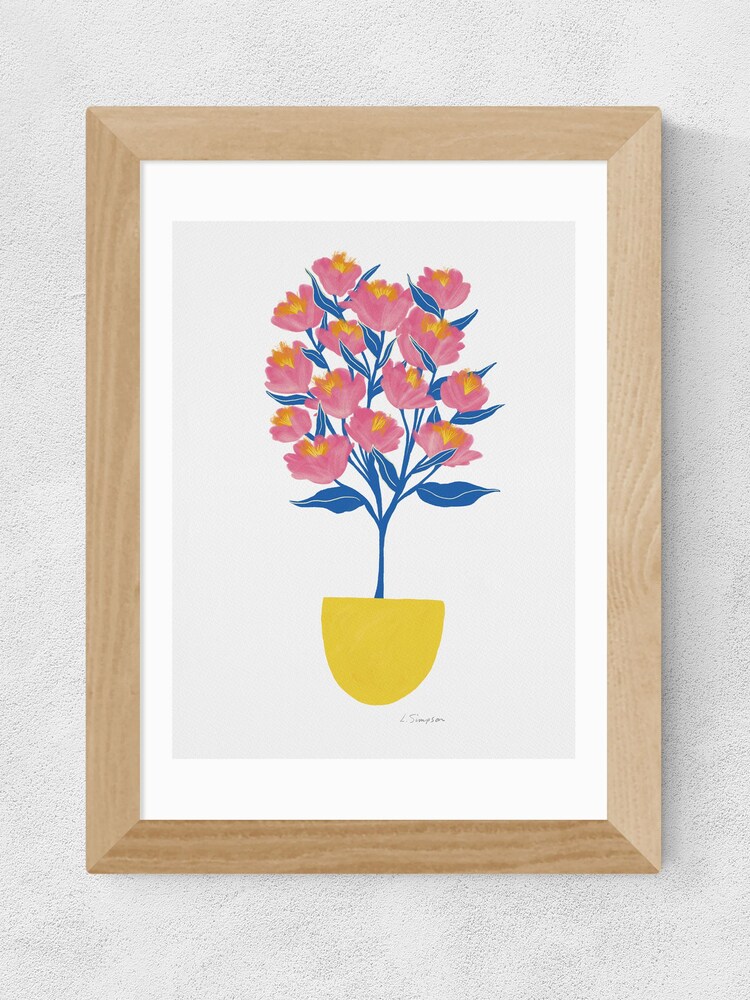East End Prints Pink Potted Peonies by Leanne Simpson - Image 2 of 2