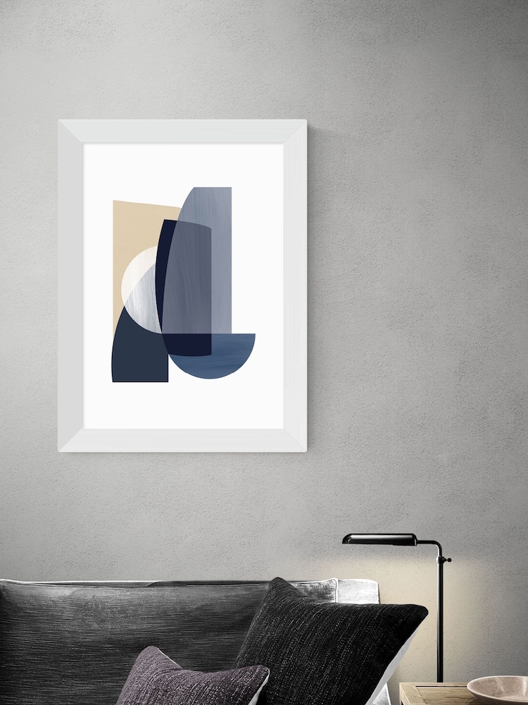 East End Prints Blue Abstract IV Print by Anna Mainz - Image 1 of 2