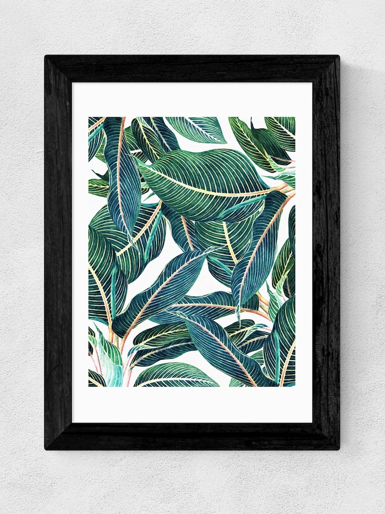 East End Prints Green Edge and Dance Print by 83 Oranges - Image 3 of 3
