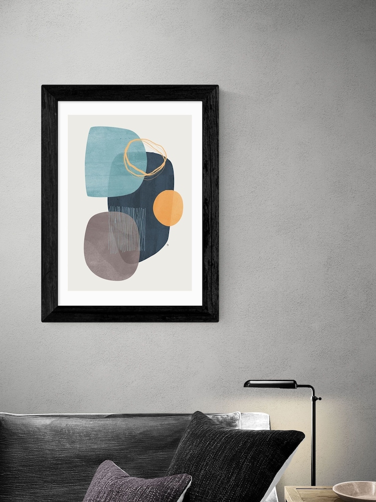 East End Prints Blue Cyra Print by Tracie Andrews - Image 1 of 3