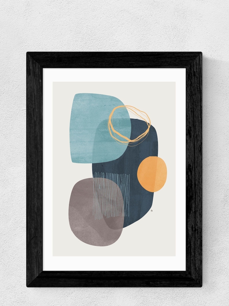 East End Prints Blue Cyra Print by Tracie Andrews - Image 3 of 3