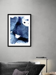 East End Prints Blue Ink Print by Sisi and Seb - Image 1 of 3