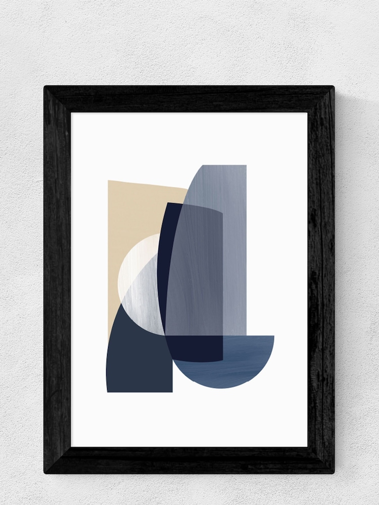 East End Prints Blue Abstract IV Print by Anna Mainz - Image 3 of 3