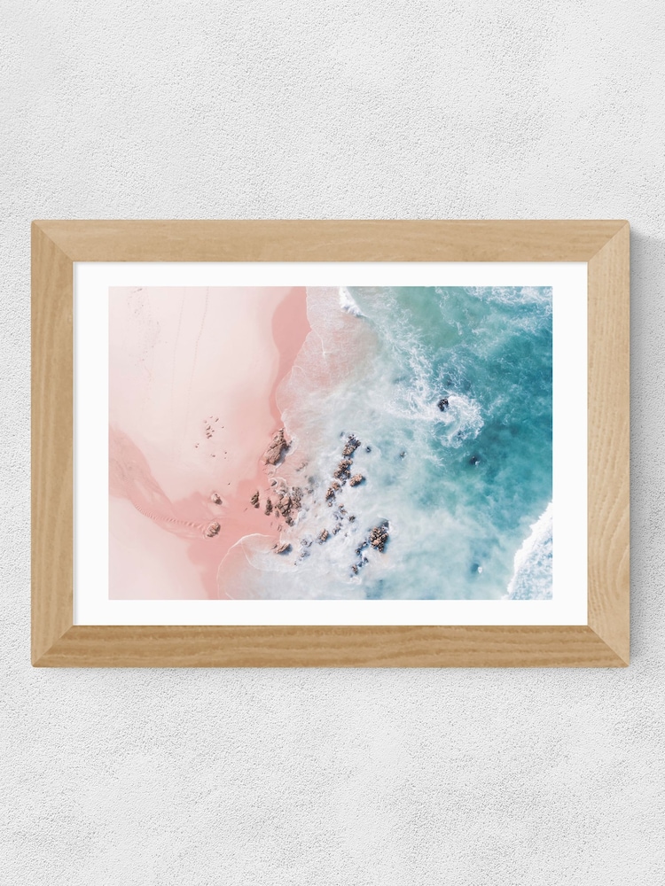 East End Prints Orange Sea Bliss Print by Ingrid Beddoes - Image 1 of 2
