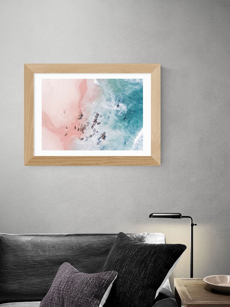 East End Prints Orange Sea Bliss Print by Ingrid Beddoes - Image 2 of 2