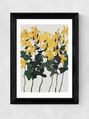 East End Prints Yellow Orchids 7 Print by Garima Dhawan - Image 1 of 2