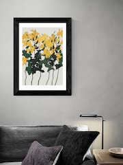 East End Prints Yellow Orchids 7 Print by Garima Dhawan - Image 2 of 2