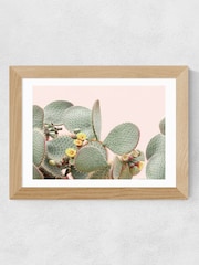 East End Prints Green Blooming Cactus Print by Sisi and Seb - Image 1 of 2