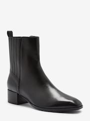 Schwarz - Forever Comfort® Chelsea-Stiefel aus Leder - Bild 6 von 8