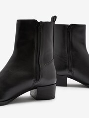 Schwarz - Forever Comfort® Chelsea-Stiefel aus Leder - Bild 7 von 8