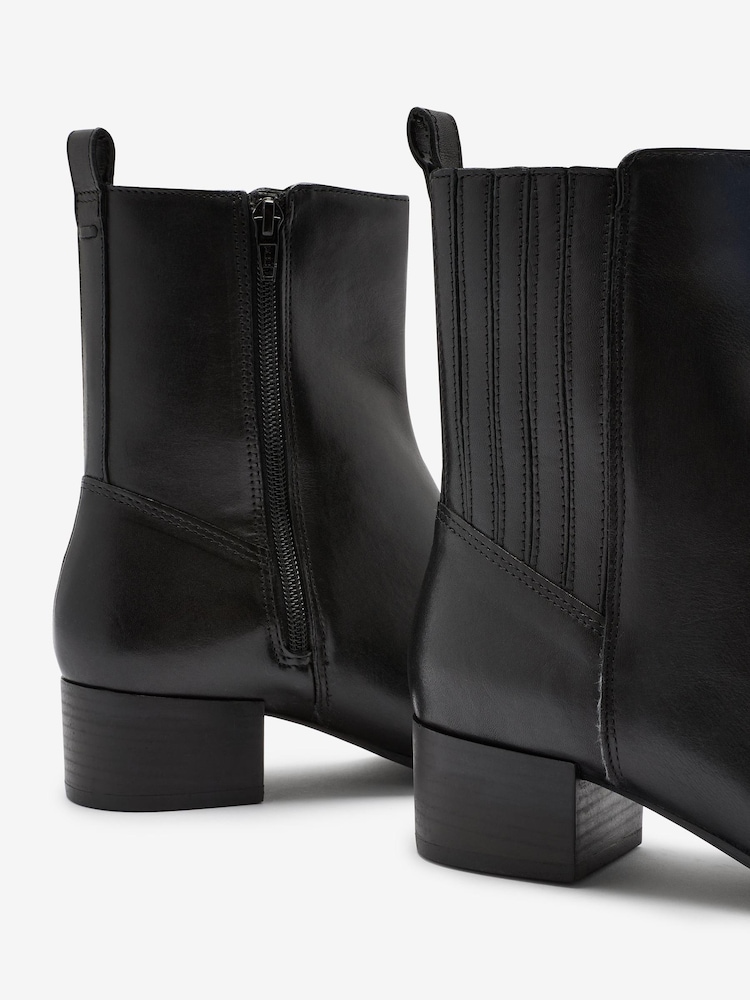 Schwarz - Forever Comfort® Chelsea-Stiefel aus Leder - Bild 8 von 8